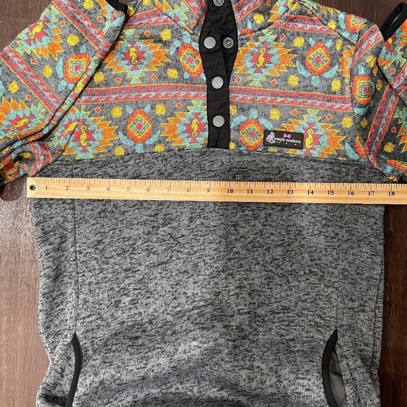 Coastal Cowgirl Simply Southern 1/4 / Pullover Sweater - Picture 3 of 5